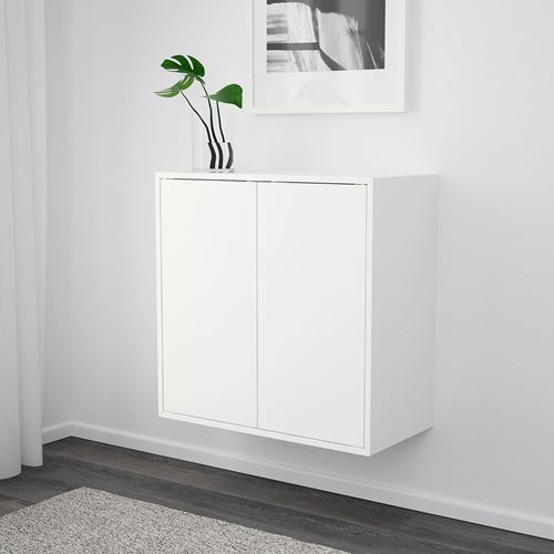 EKET, wall cabinet, white, 70x35x70 cm