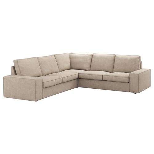 KIVIK, 4-seat corner sofa, hillared beige