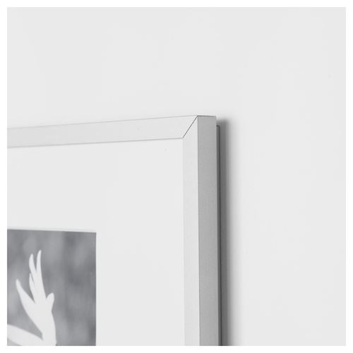 LOMVIKEN, photo frame, aluminium, 40x50 cm