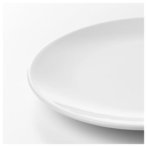 FLITIGHET, side plate, white, 20 cm