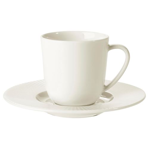 OFANTLIGT espresso fincanı, beyaz, 7 cl