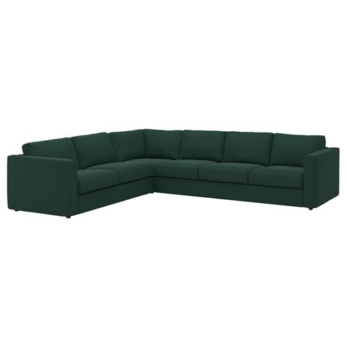 Vimle 5 Seat Corner Sofa Gunnared Dark Green Ikea Living Room Vimle 5 Seat Corner Sofa