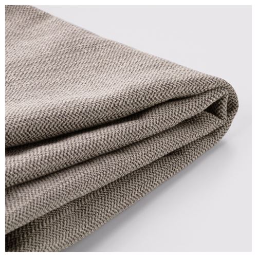 STOCKSUND, 2-seat sofa cover, nolhaga grey/beige