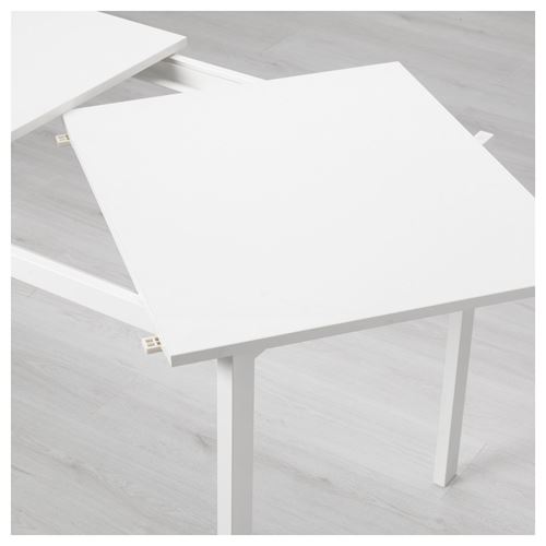 VANGSTA/TEODORES, kitchen table set, white, 6 chairs