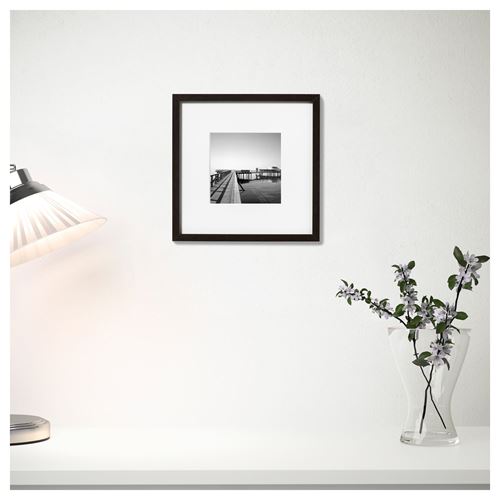 HOVSTA, photo frame, darkbrown, 23x23 cm