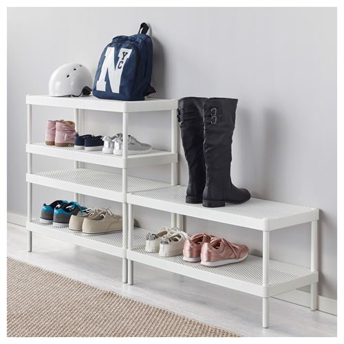 MACKAPAR, shoe cabinet, white, 78 cm