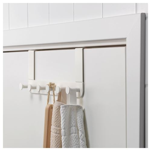 ENUDDEN, hanger for door, white, 35x13 cm