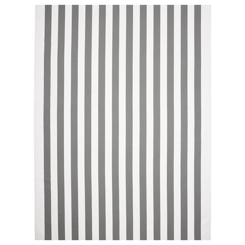 SOFIA, metrelik kumaş, geniş çizgili-beyaz-gri, 150 cm