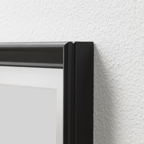KNOPPANG, photo frame, black, 50x70 cm