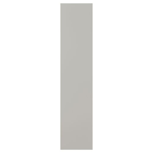 SKATVAL, wardrobe door, light grey, 40x180 cm