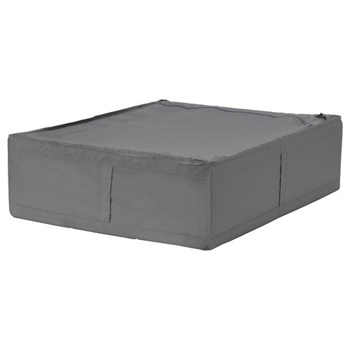 SKUBB, storage box, dark grey, 69x55x19 cm