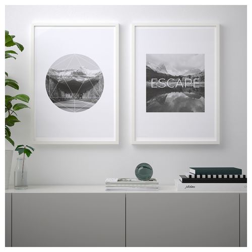 TVILLING poster gri 50x70 cm IKEA Ev Dekorasyonu