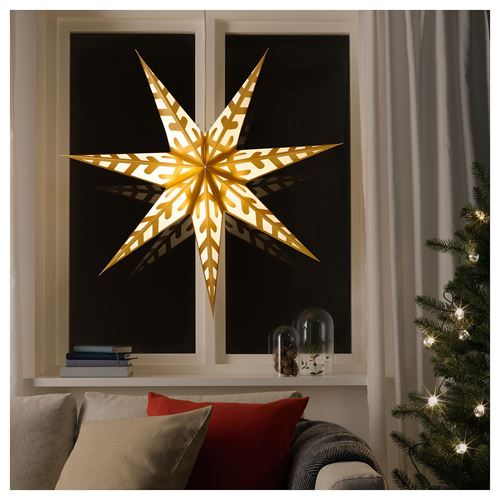 Strala Pendant Lamp Shade Snowflake Gold Colour 100 Cm Ikea Lighting Strala Pendant Lamp Shade