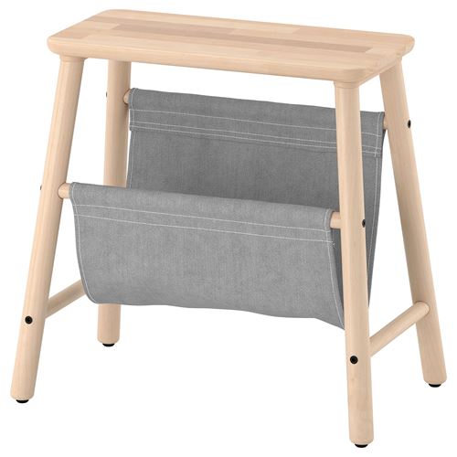 VILTO, stool, birch, 45 cm