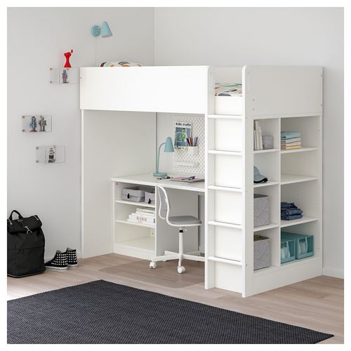 STUVA ranza beyaz 207x99x182 cm IKEA Yatak Odaları