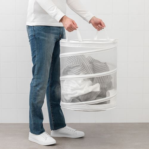 FYLLEN, laundry bag, white, 79 l