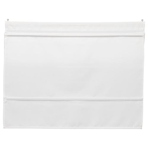 RINGBLOMMA, katlamalı stor perde, beyaz, 100x160 cm