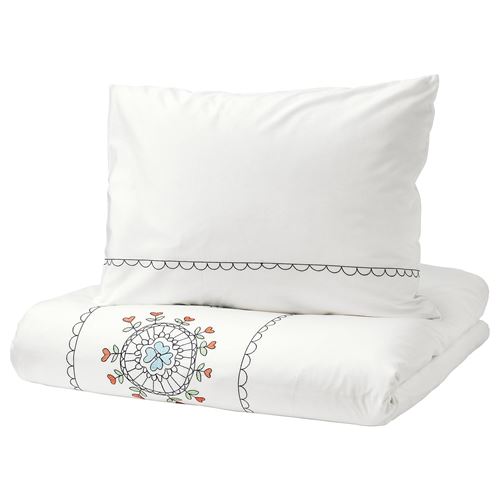 VANSKAPLIG tek kişilik yatak örtüsü beyaz 150x250 cm IKEA IKEA Çocuk