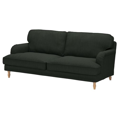 STOCKSUND, 3-seat sofa cover, nolhaga dark green