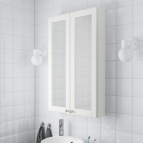 GODMORGON, banyo dolabı, beyaz, 60x14x96 cm
