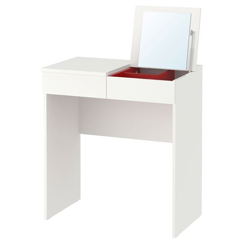 BRIMNES, makyaj masası, beyaz, 70x42 cm