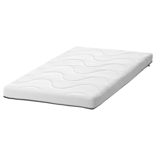 KRUMMELUR, mattress for cot, white, 60x120 cm