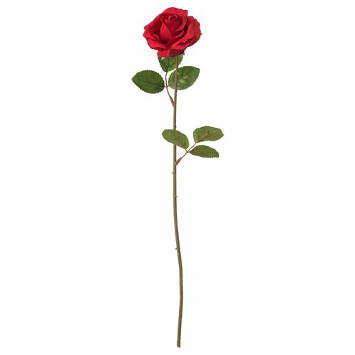 SMYCKA, artificial flower, rose-red, 52 cm