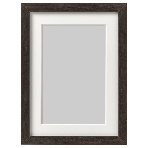 HOVSTA, photo frame, darkbrown, 13x18 cm