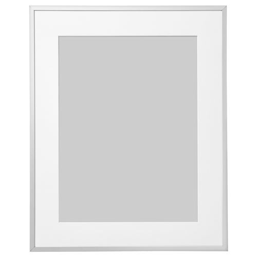 LOMVIKEN, photo frame, aluminium, 40x50 cm