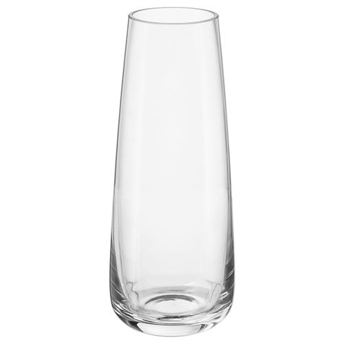 BERAKNA, vase, transparent glass, 15 cm