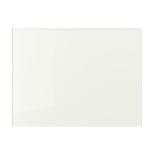 FARVIK, sürgü kapak paneli, beyaz cam, 75x236 cm
