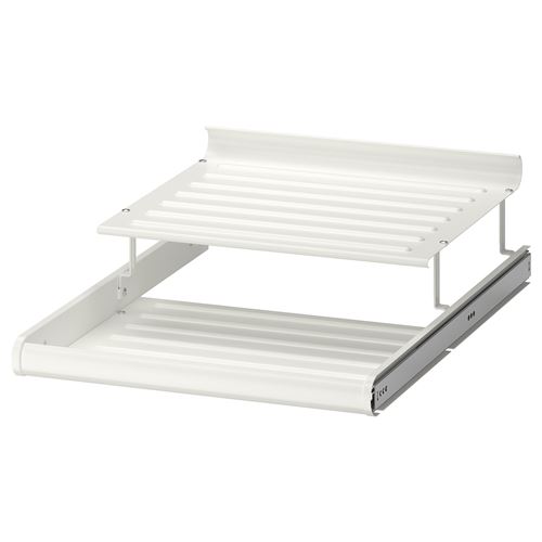 KOMPLEMENT, pull-out tray with rail, white, 50x58 cm