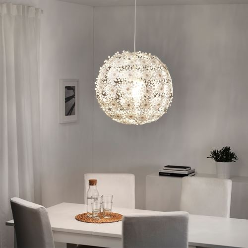 GRIMSAS, pendant lamp, white, 55 cm