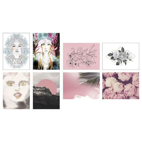 BJÖRNAMO resim seti şehir haritası 25x25 cm IKEA Ev Dekorasyonu