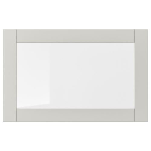 SINDVIK, kapak/çekmece ön paneli, açık gri, 60x38 cm