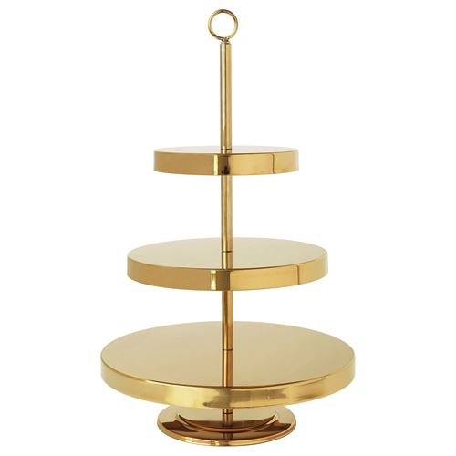 Vinter 2018 3 Tier Serving Stand Golden Colour Ikea Dining Room