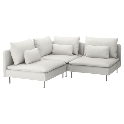 SÖderhamn 3 Seat Corner Sofa Finnsta White Ikea Living Room
