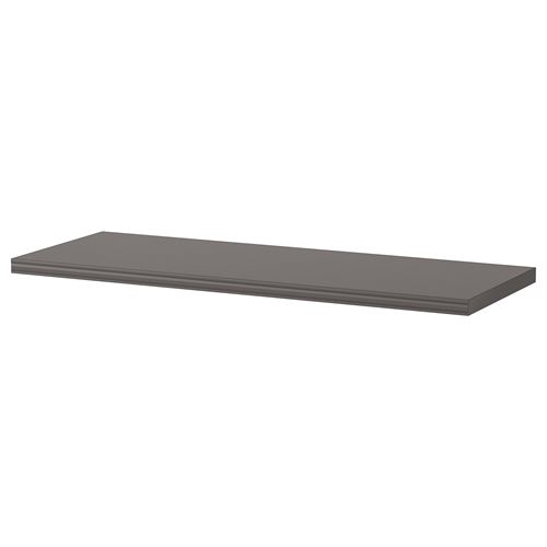 BERGSHULT, wall shelf, dark grey, 80x30 cm
