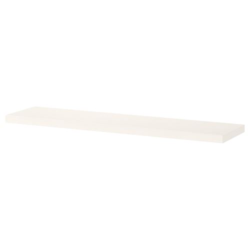 BERGSHULT, wall shelf, white, 80x20 cm