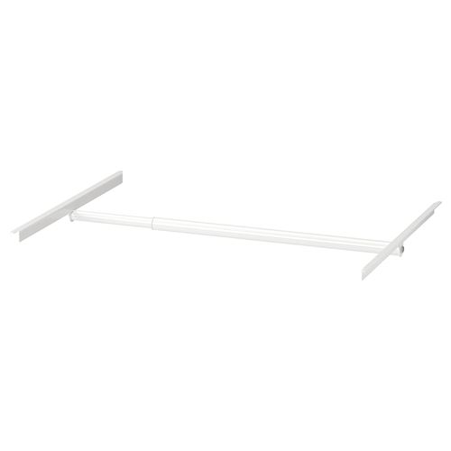 JONAXEL, adjustable clothes rail, white, 46-82 cm