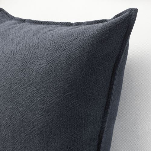JOFRID, cushion cover, dark blue-grey, 50x50 cm