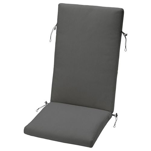 FRÖSÖN, sandalye minderi kılıfı, koyu gri, 116x45 cm