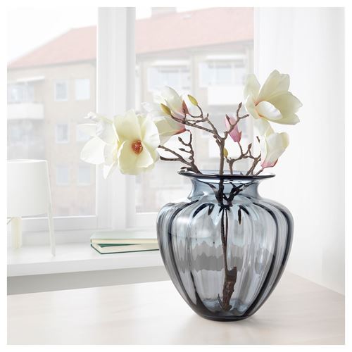 TONSATTA, vase, grey, 27 cm