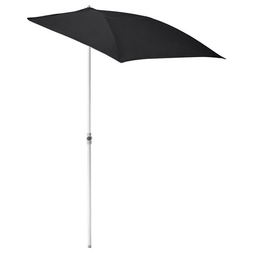 FLISÖ, güneş şemsiyesi, siyah, 160x100 cm