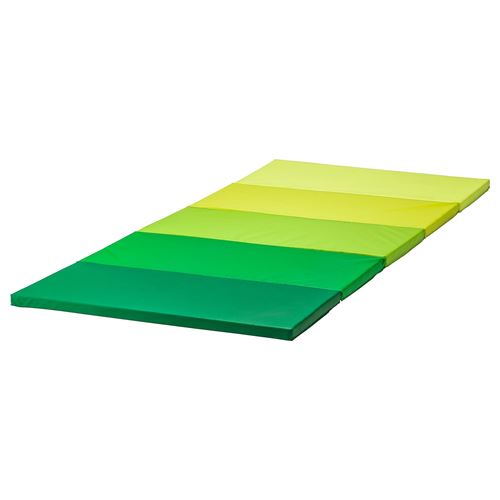 PLUFSIG, katlanır jimnastik minderi, yeşil, 78x185 cm