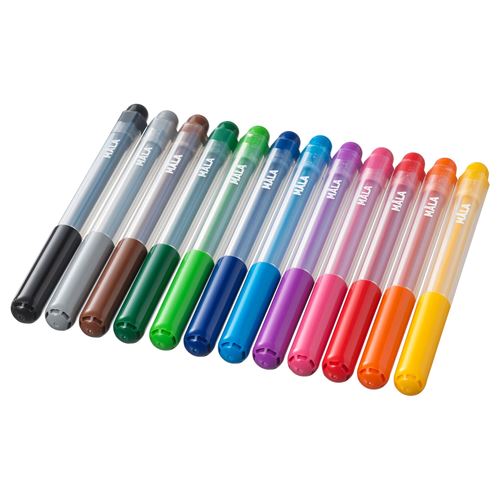MALA, felt-tip pen, assorted colours
