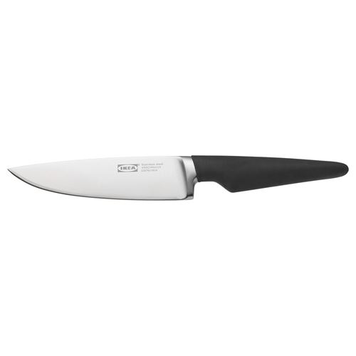 VÖRDA, bıçak, paslanmaz çelik-siyah, 14 cm