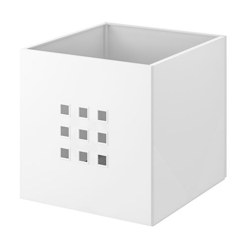 LEKMAN, kutu, beyaz, 33x37x33 cm