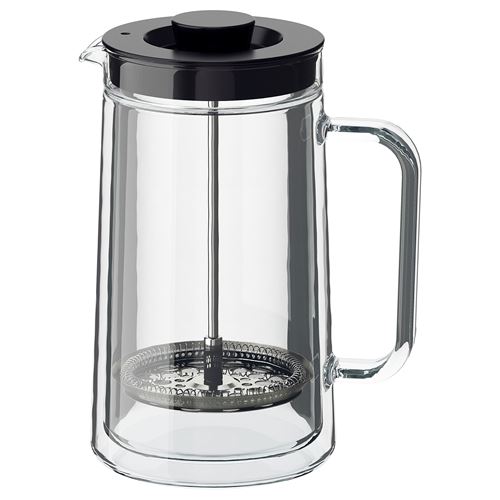 EGENTLIG, teapot, transparent glass, 0.9 lt