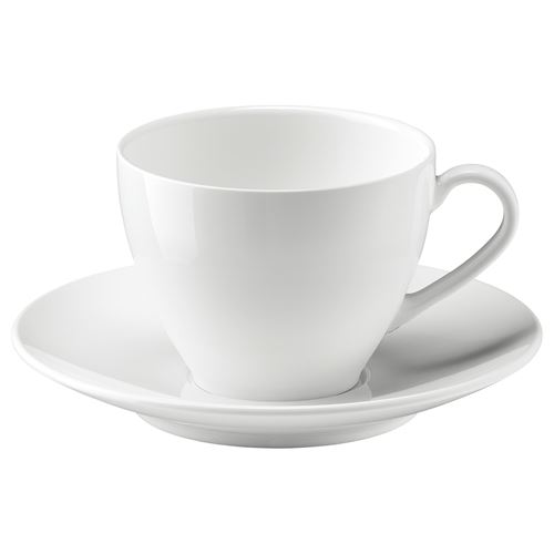 VARDERA, coffee cup, white, 20 cl